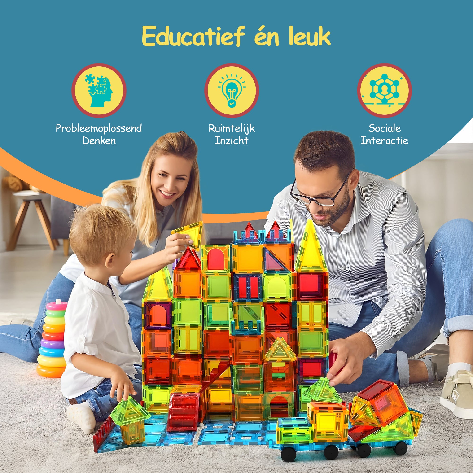 Magnetic Tiles Classic - 120 stuks