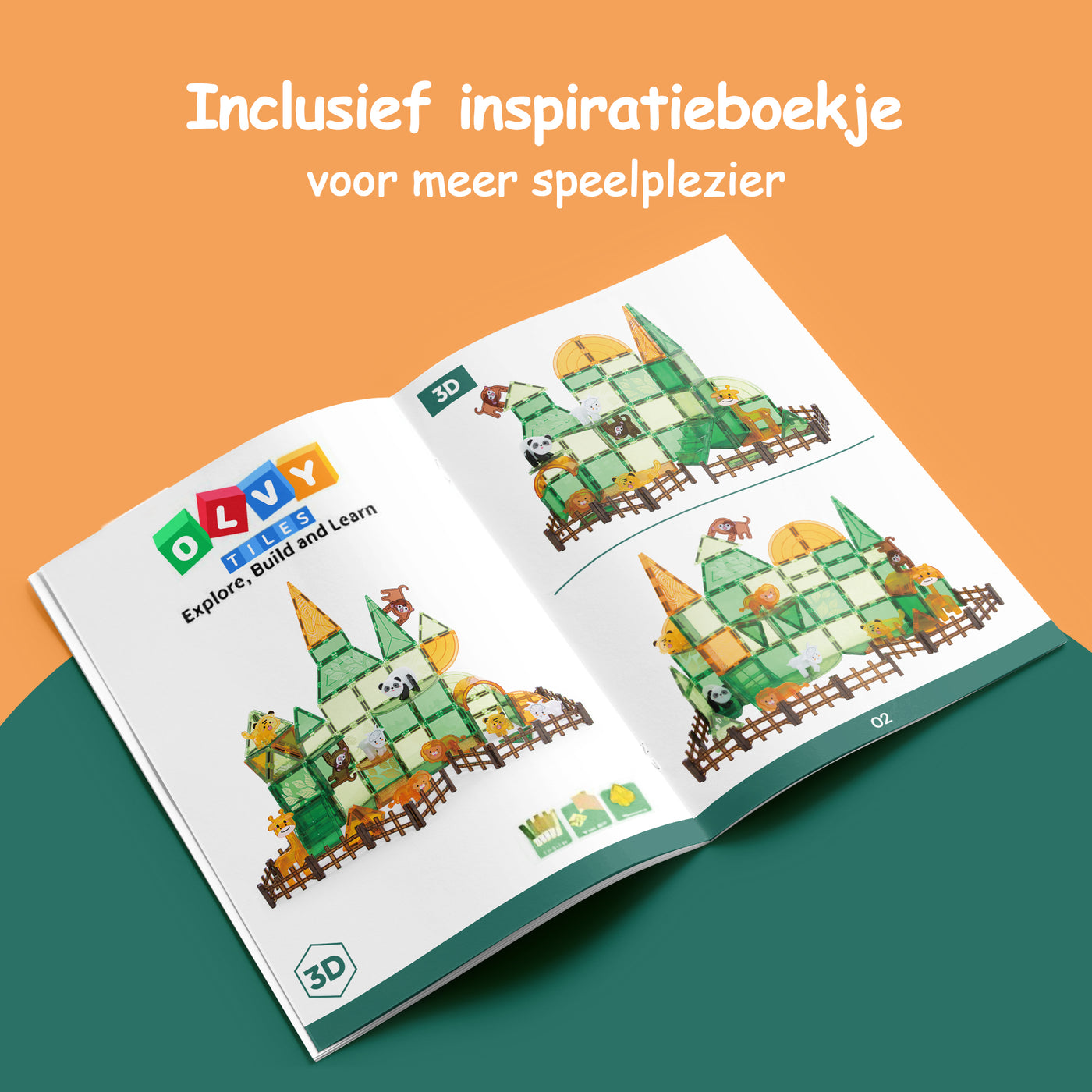 Magnetic Tiles Jungle - 110 stuks