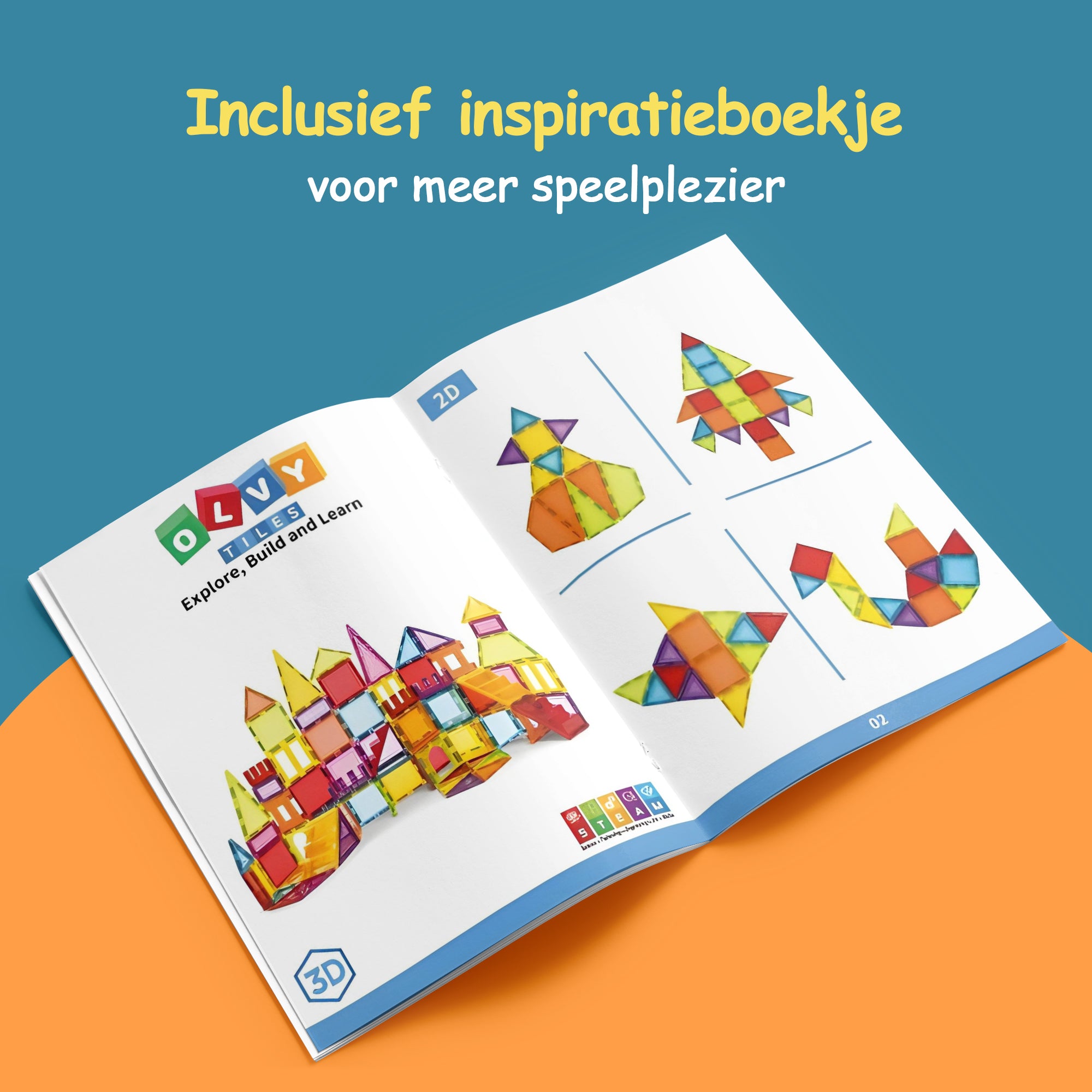 Magnetic Tiles Classic - 120 stuks