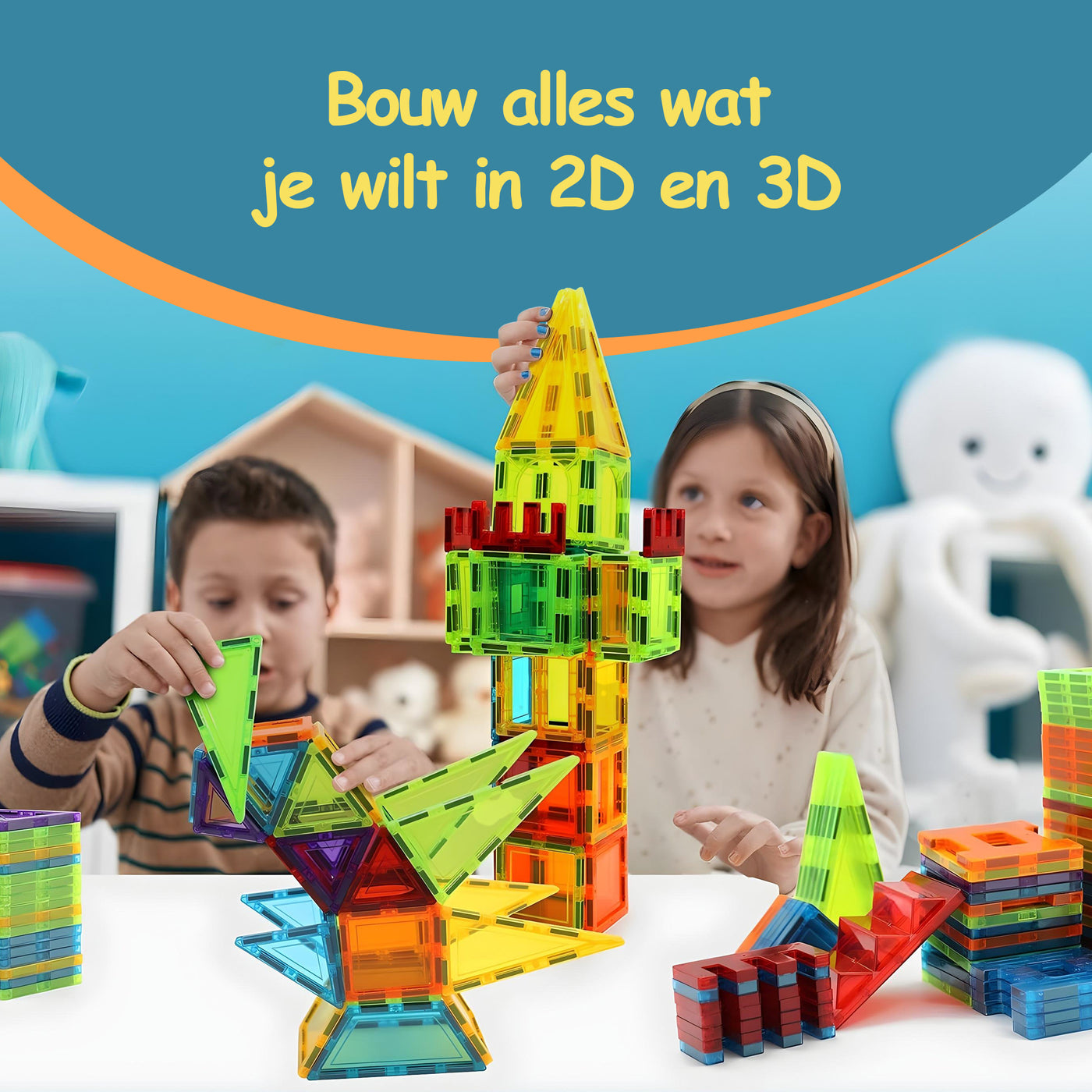 Magnetic Tiles Classic - 120 stuks
