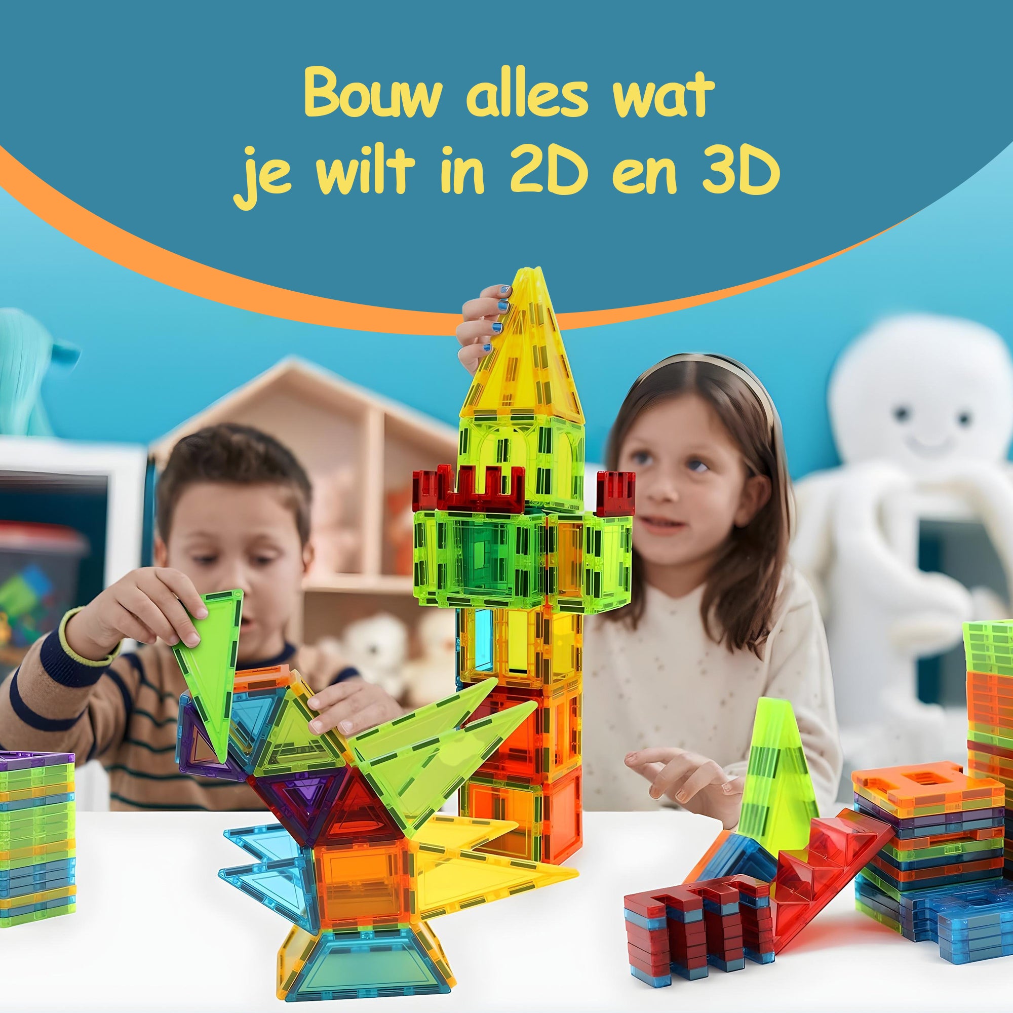 Magnetic Tiles Classic - 120 stuks