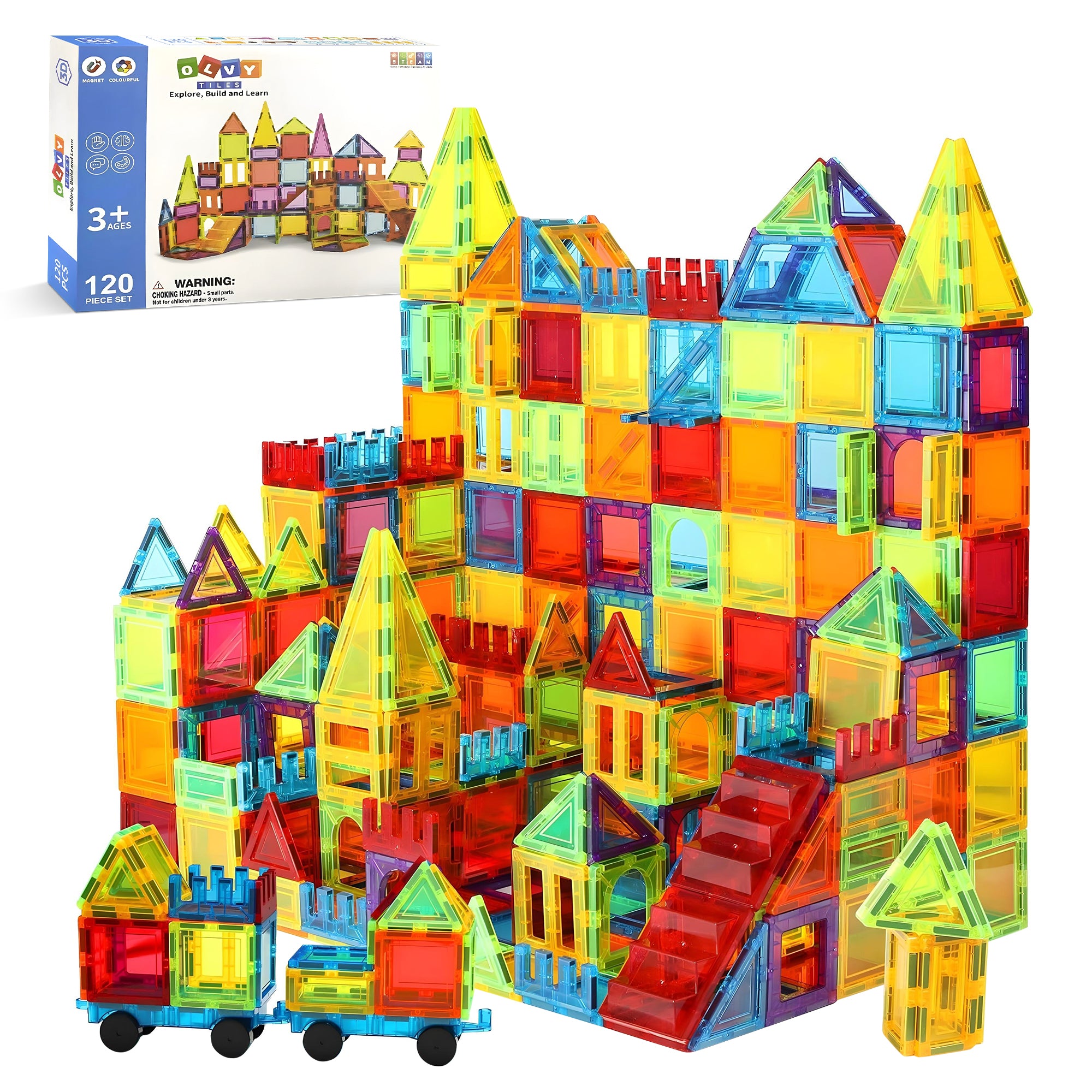 Magnetic Tiles Classic - 120 stuks