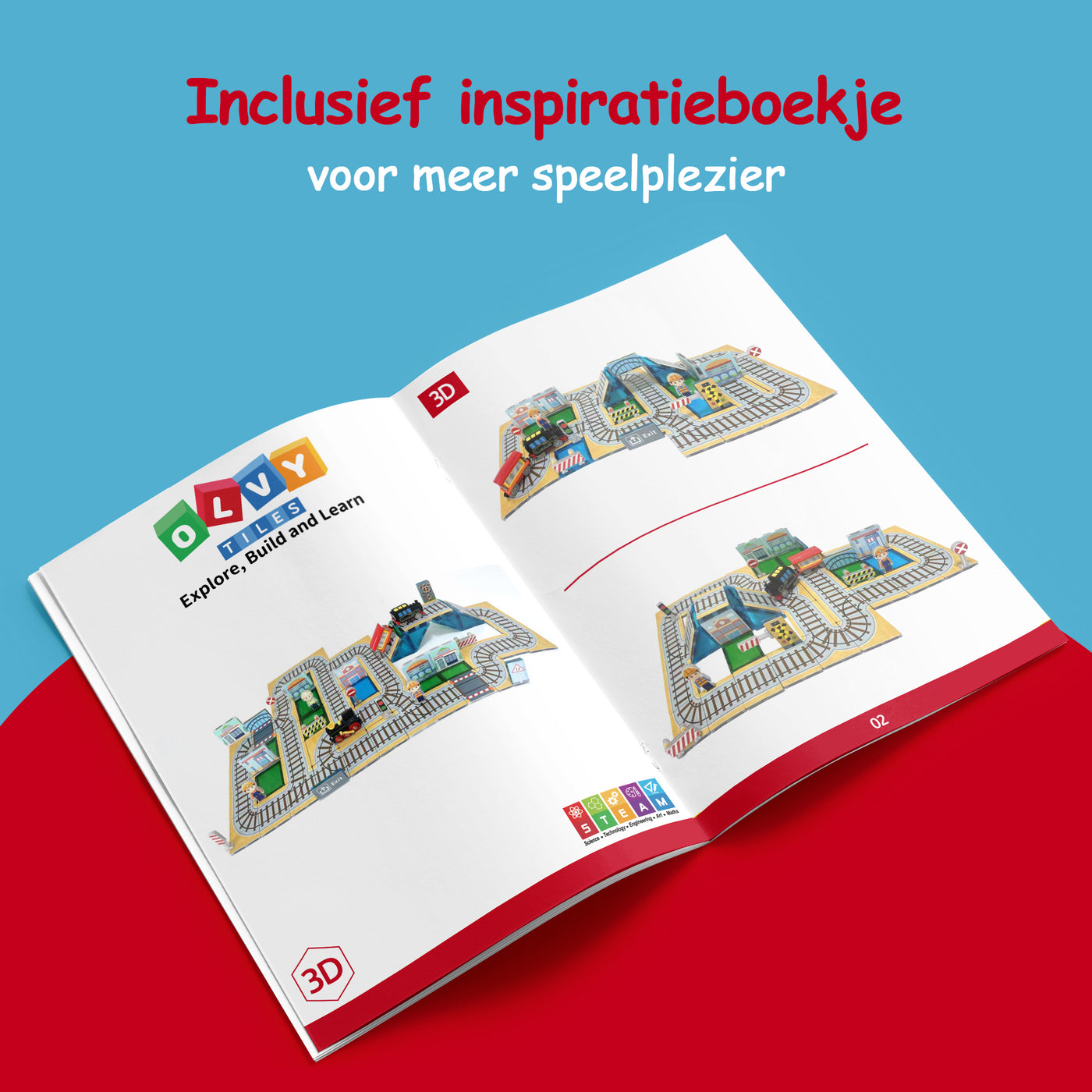 Magnetic Tiles Trein - 112 Stuks