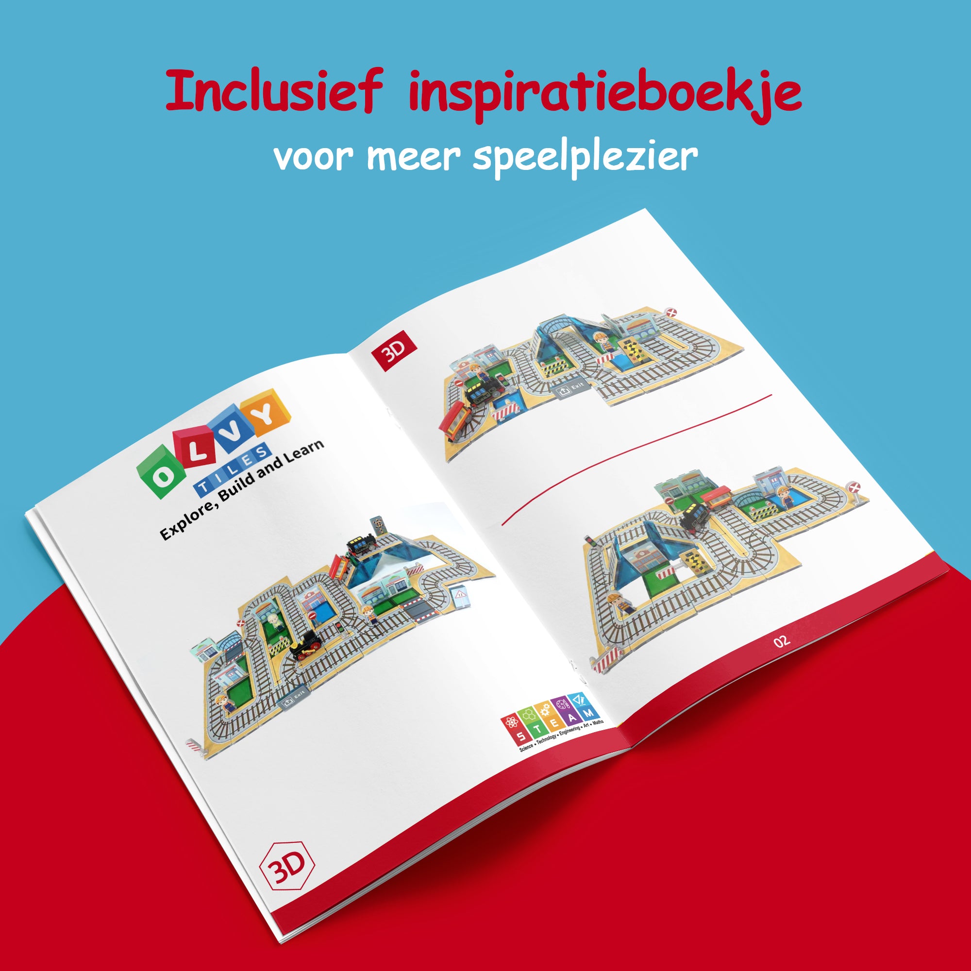 Magnetic Tiles Trein - 112 Stuks